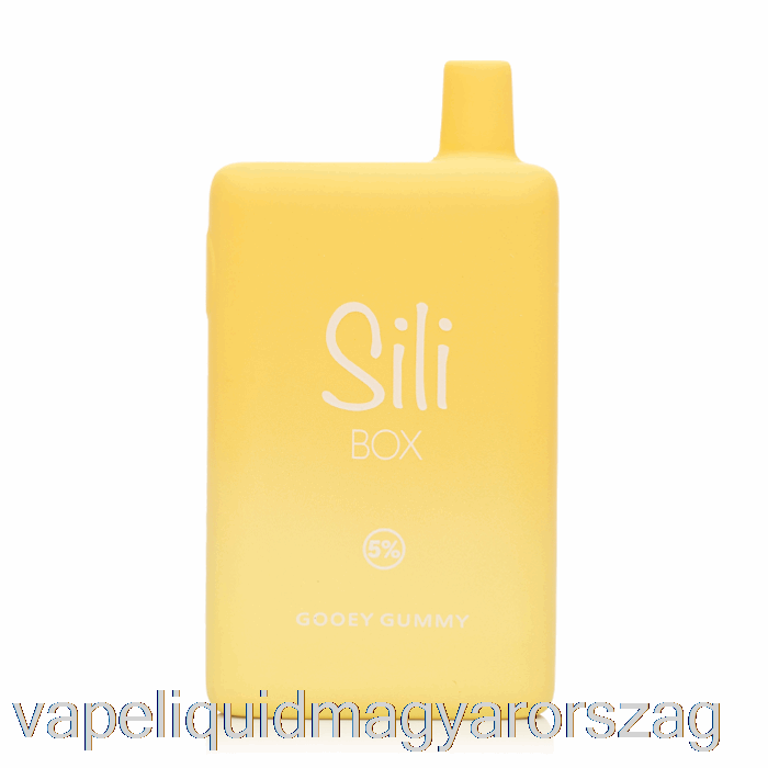 Sili Box 6000 Eldobható Ragacsos Gumiszerű Vape Folyadék